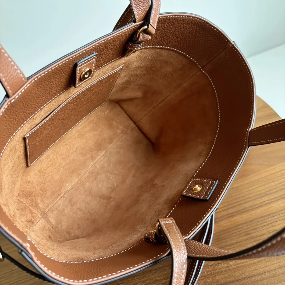 Celine Mini Cabas Anais Cuir Triomphe in Grained Calfskin for Unisex in Brown Celine Mini Cabas Anais Cuir Triomphe in Grained Calfskin for Unisex in Brown