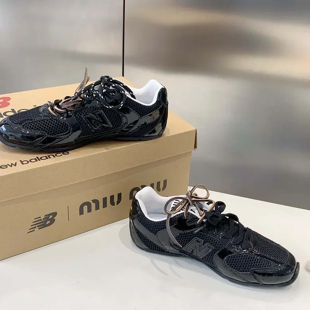 Miu Miu New Balance X Miu Miu 530 SL Patent Leather Sneakers for Women Miu Miu New Balance X Miu Miu 530 SL Patent Leather Sneakers for Women