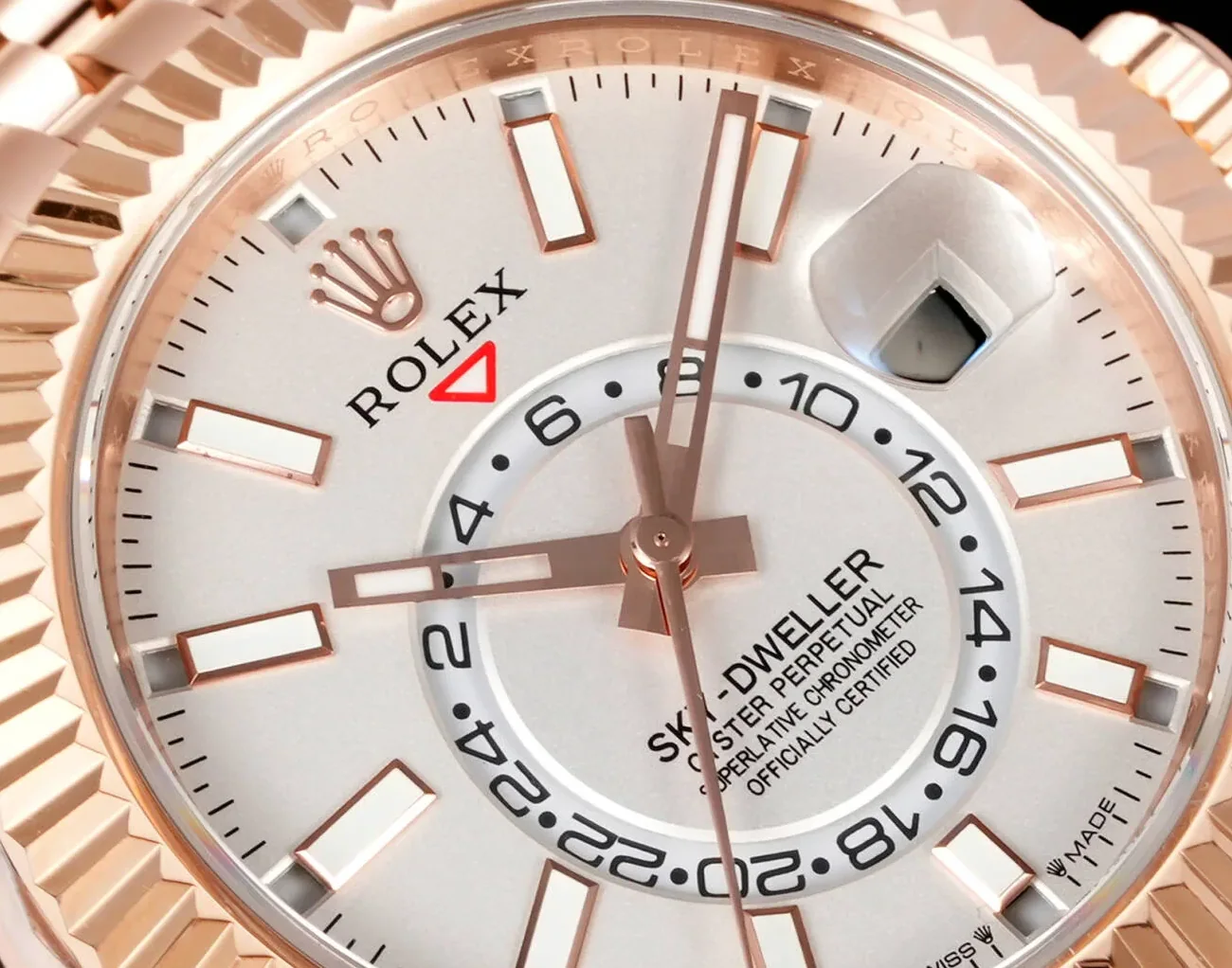 Rolex Sky Dweller Rose Gold White Dial Rolex Sky Dweller Rose Gold White Dial