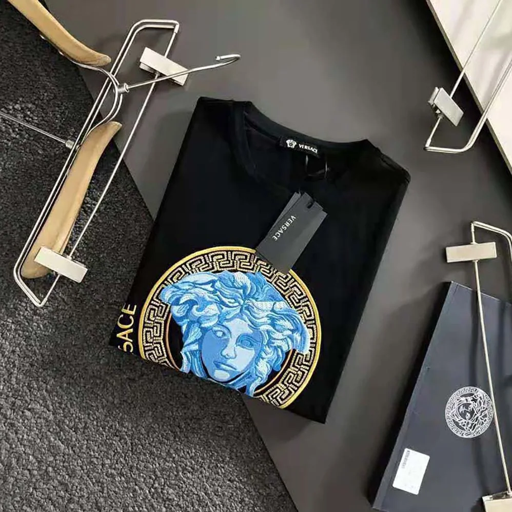 Versace Medusa Amplified Embroidered T for Women in shirt Versace Medusa Amplified Embroidered T for Women in shirt