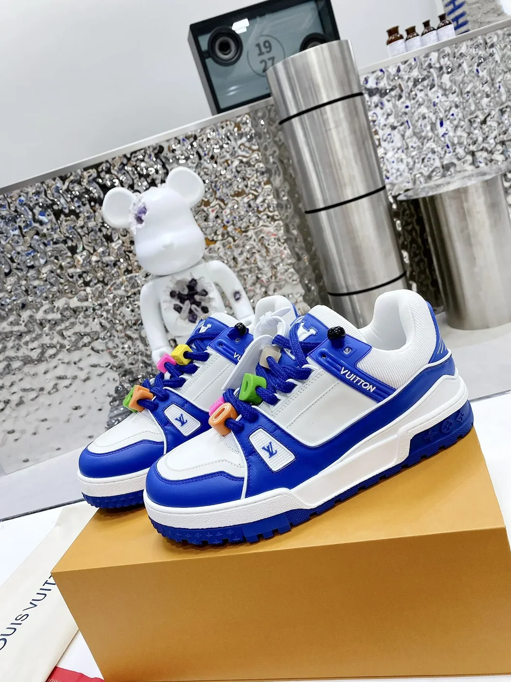 Louis Vuitton LV Trainer Sneaker Blue Louis Vuitton LV Trainer Sneaker Blue