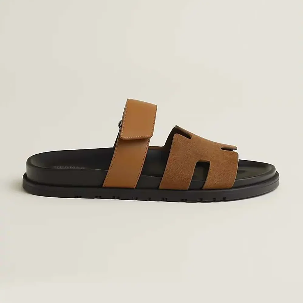Hermes Chypre Sandal for Unisex in Brown Hermes Chypre Sandal for Unisex in Brown