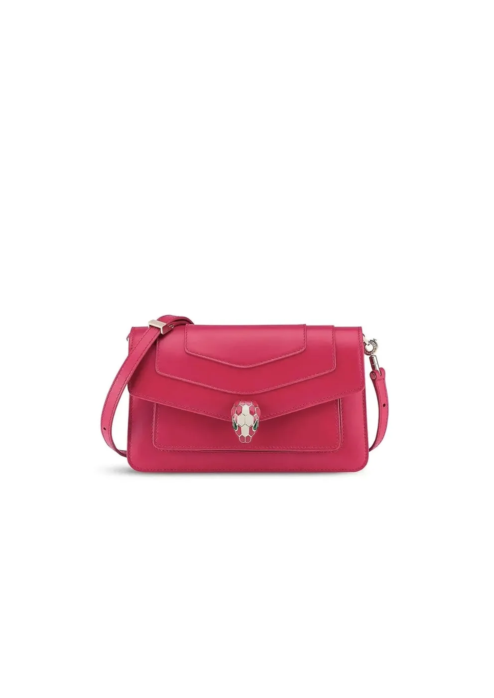 Serpenti Forever East in West Shoulder Bag Pink Serpenti Forever East in West Shoulder Bag Pink