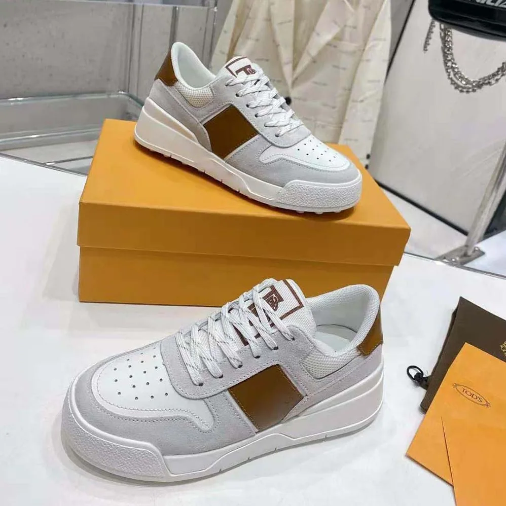 TODS Sneakers in Suede and Smooth Leather for Men in Brown