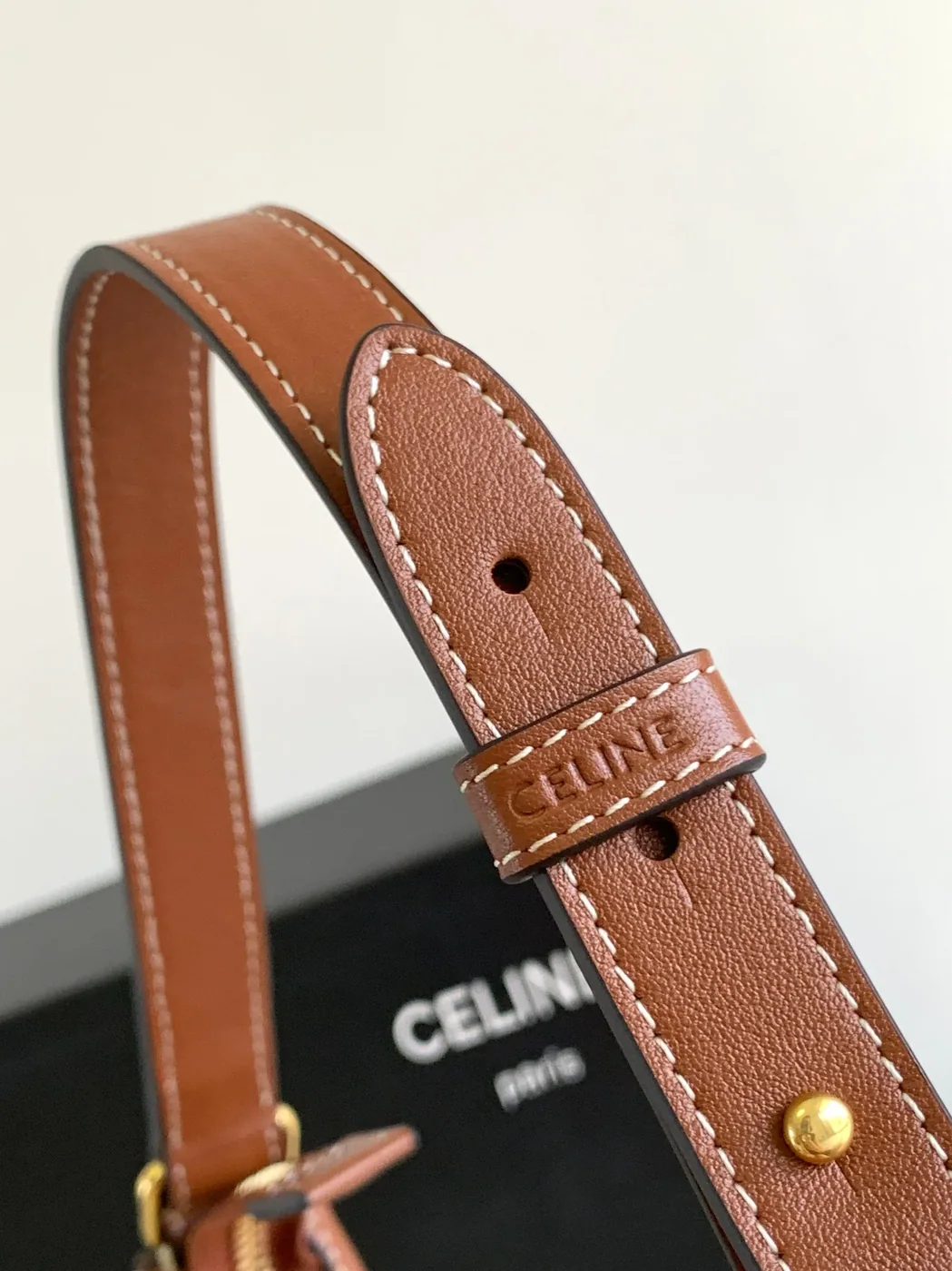 Celine Ava Triomphe Soft Bag Brown / .04LU Celine Ava Triomphe Soft Bag Brown / .04LU