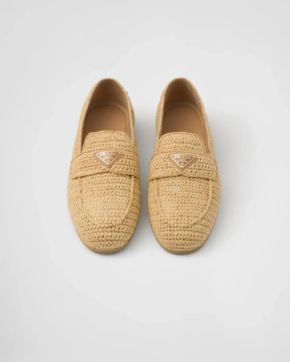 Prada Crochet Loafers Beige 1D437N_2C2T_F0018_F_005