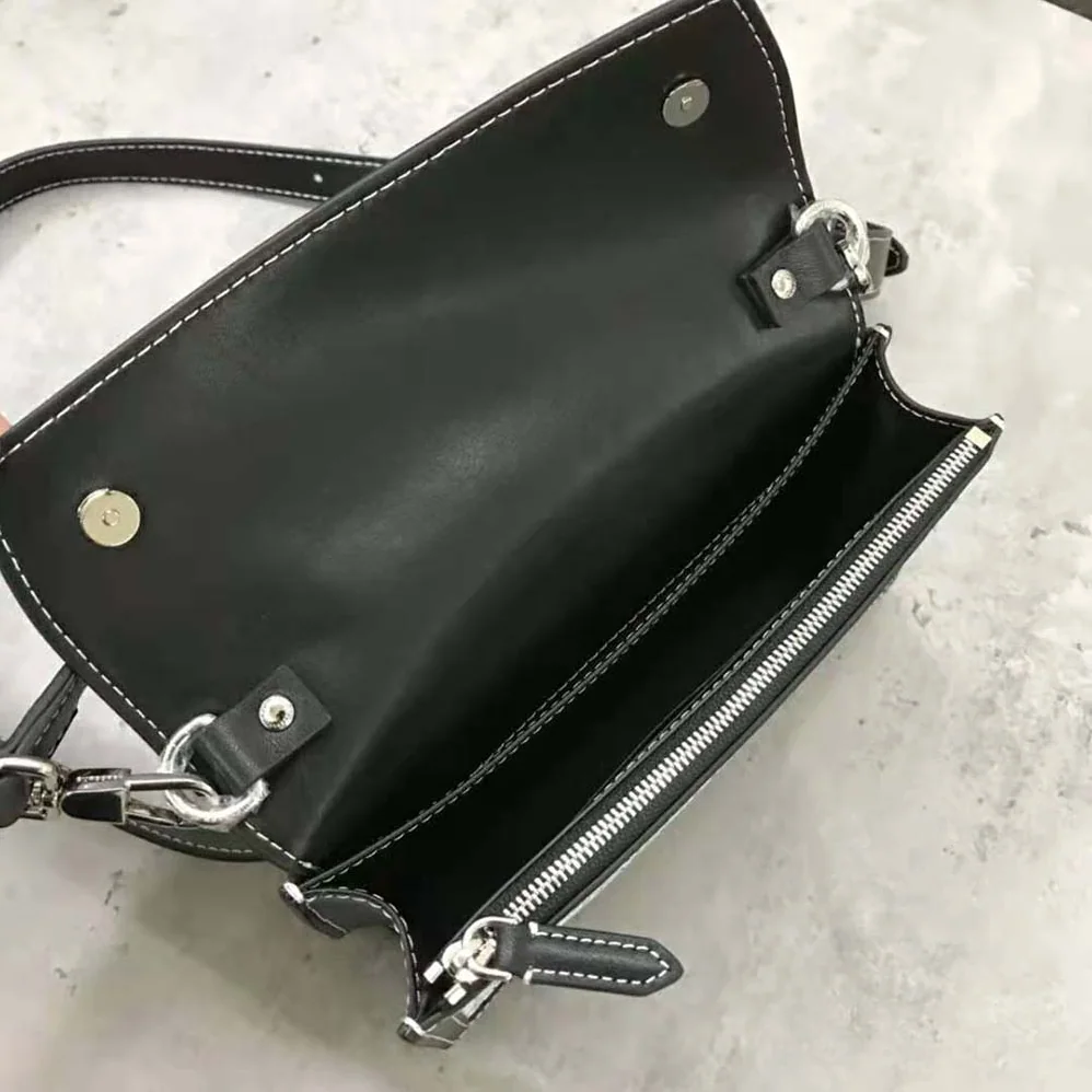 Burberry Monogram Print Canvas and Leather Crossbody Bag for Men