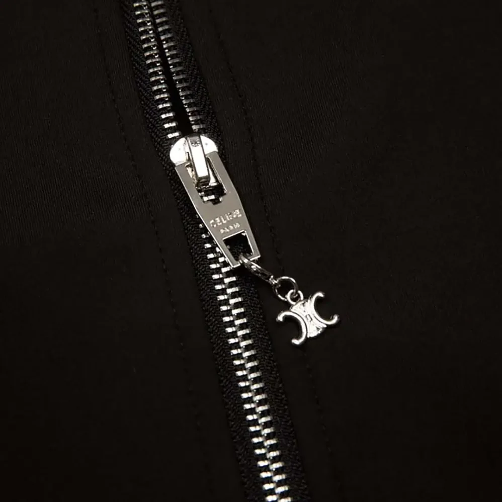 Celine Tracksuit Jacket in Double Face Jersey for Women in Black