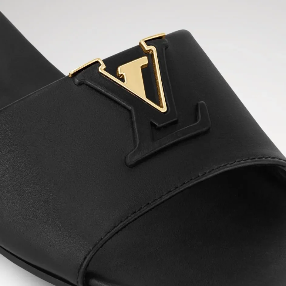 Louis Vuitton LV Mare Flat Mules Black 1ACTME