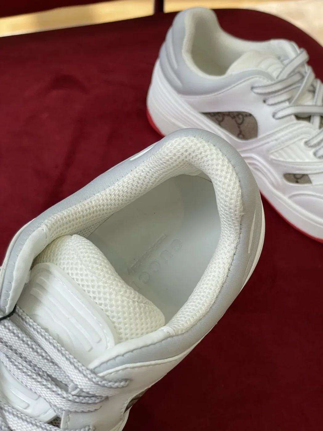 Gucci Sneaker Gucci Basket Donna White Demetra for Women