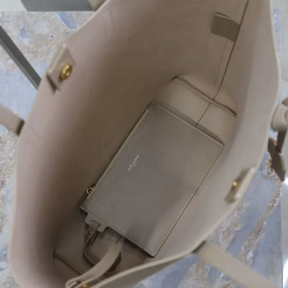 Saint Laurent YSL Shopping Saint Laurent in Leather for Women in Sandy Saint Laurent YSL Shopping Saint Laurent in Leather for Women in Sandy