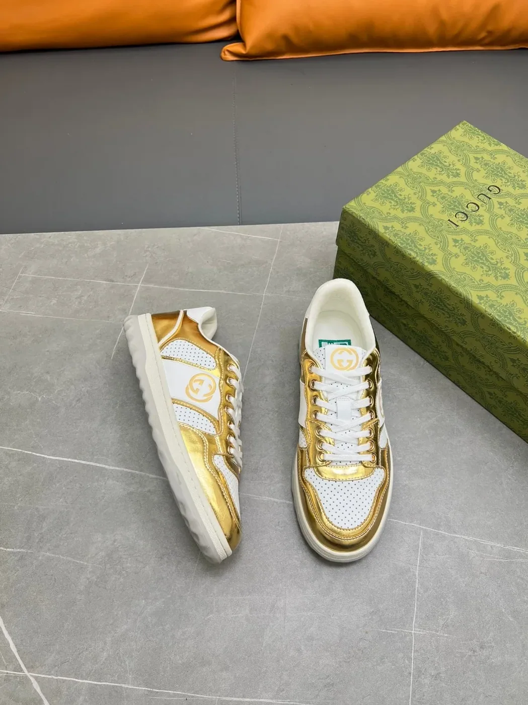 Gucci Mac80 Sneaker Gold Gucci Mac80 Sneaker Gold