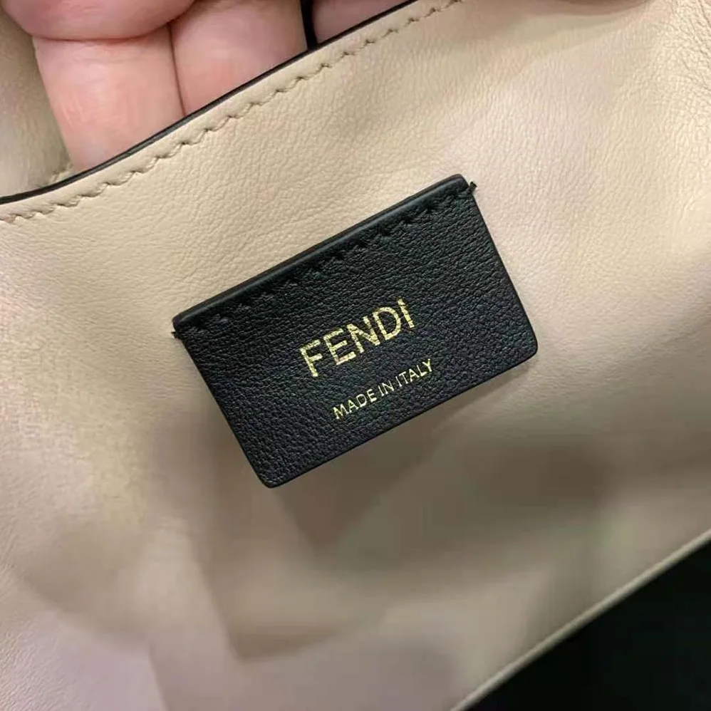 Fendi Fendi Pack Medium Shopping Bag Pink Leather Bag for Women