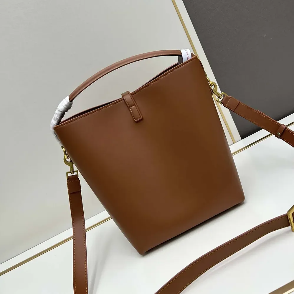 Saint Laurent YSL Le 37 in Shiny Leather for Women in Brown Saint Laurent YSL Le 37 in Shiny Leather for Women in Brown
