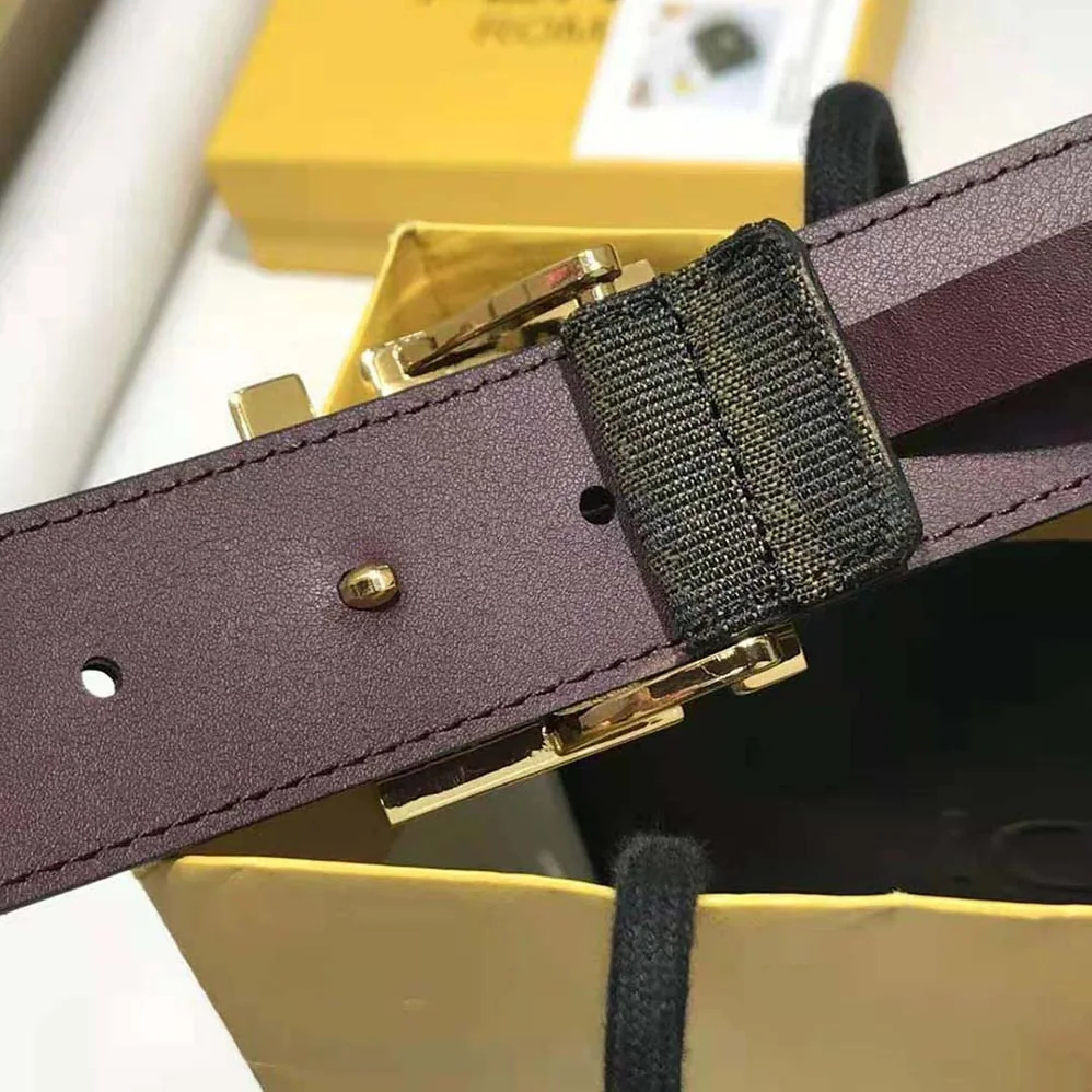 Fendi Dove Gray FF Jacquard Fabric Belt for Women Fendi Dove Gray FF Jacquard Fabric Belt for Women