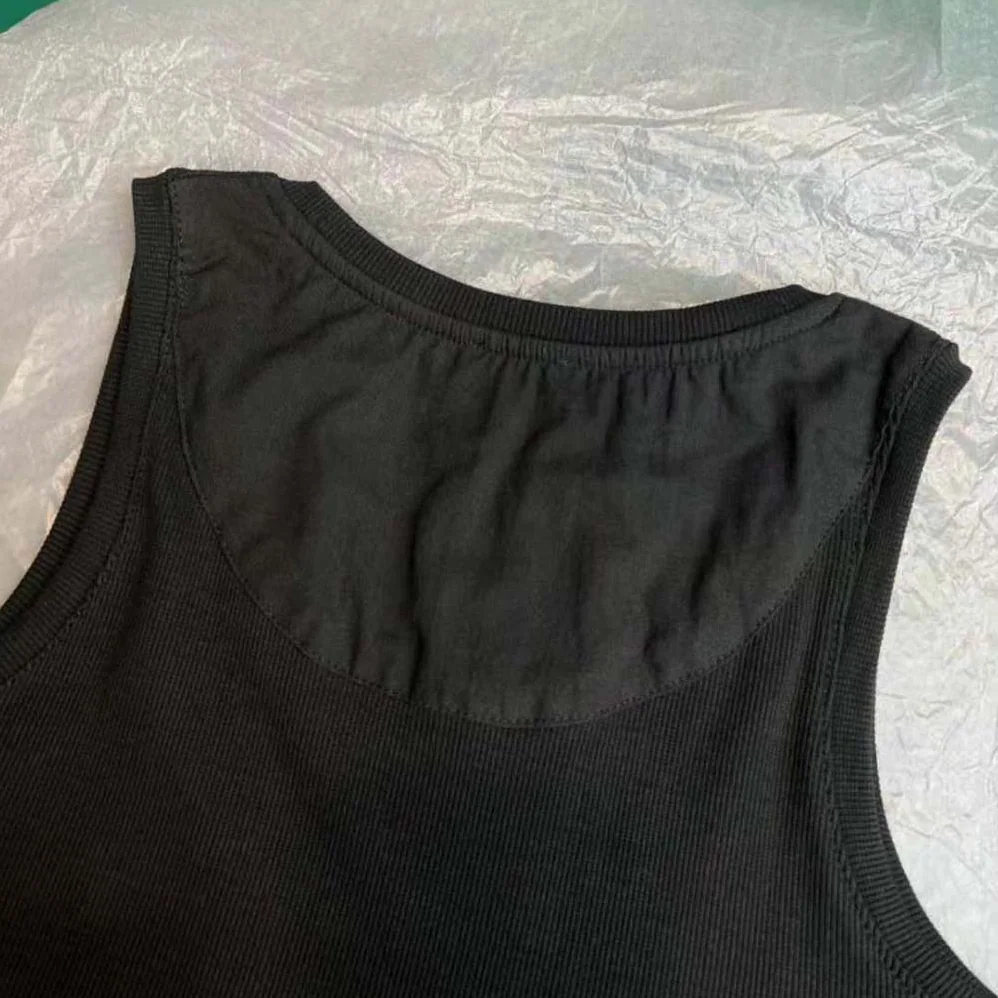 Loewe Cropped Anagram Tank Top in Cotton for Women in Black Loewe Cropped Anagram Tank Top in Cotton for Women in Black