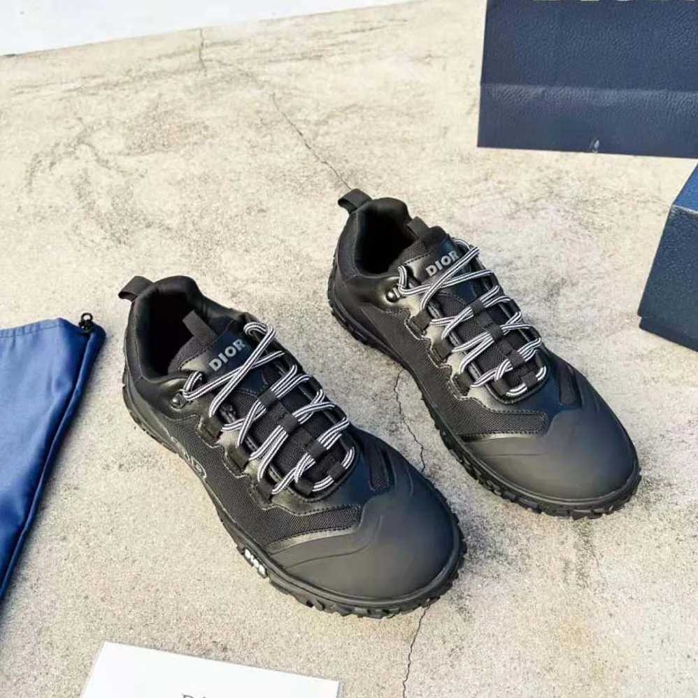 Dior Diorizon Hiking Shoe Purple Technical Mesh with Black Rubber for Men