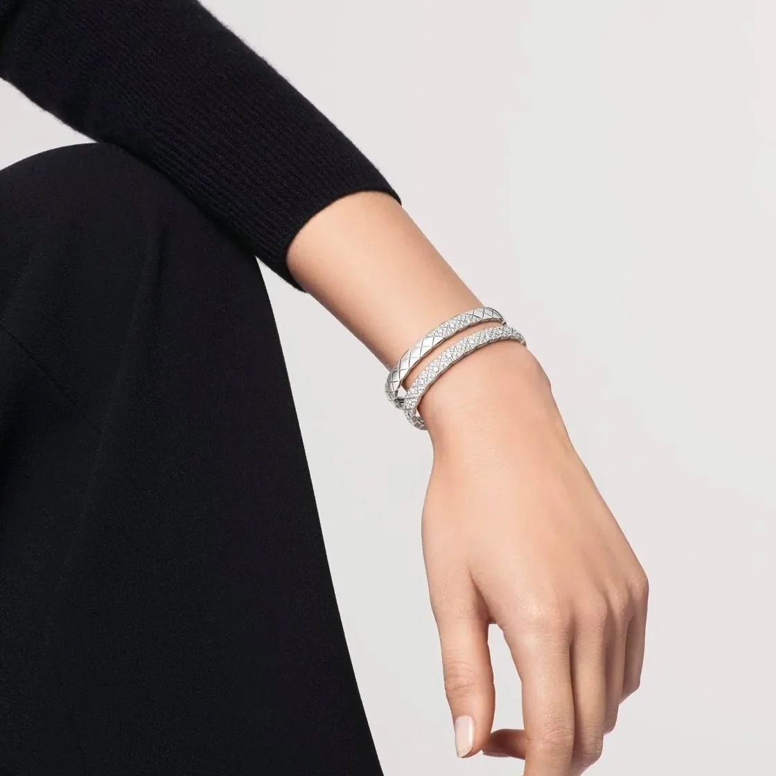 Chanel Coco Crush Bracelet Silver Hardware