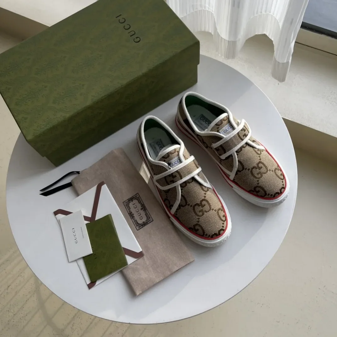 Gucci Maxi GG Tennis 1977 Sneaker Brown for Women Gucci Maxi GG Tennis 1977 Sneaker Brown for Women