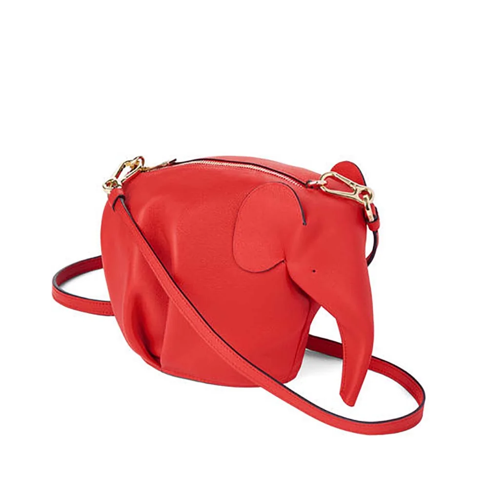Loewe Elephant Mini Bag in Calfskin for Women in Red Loewe Elephant Mini Bag in Calfskin for Women in Red