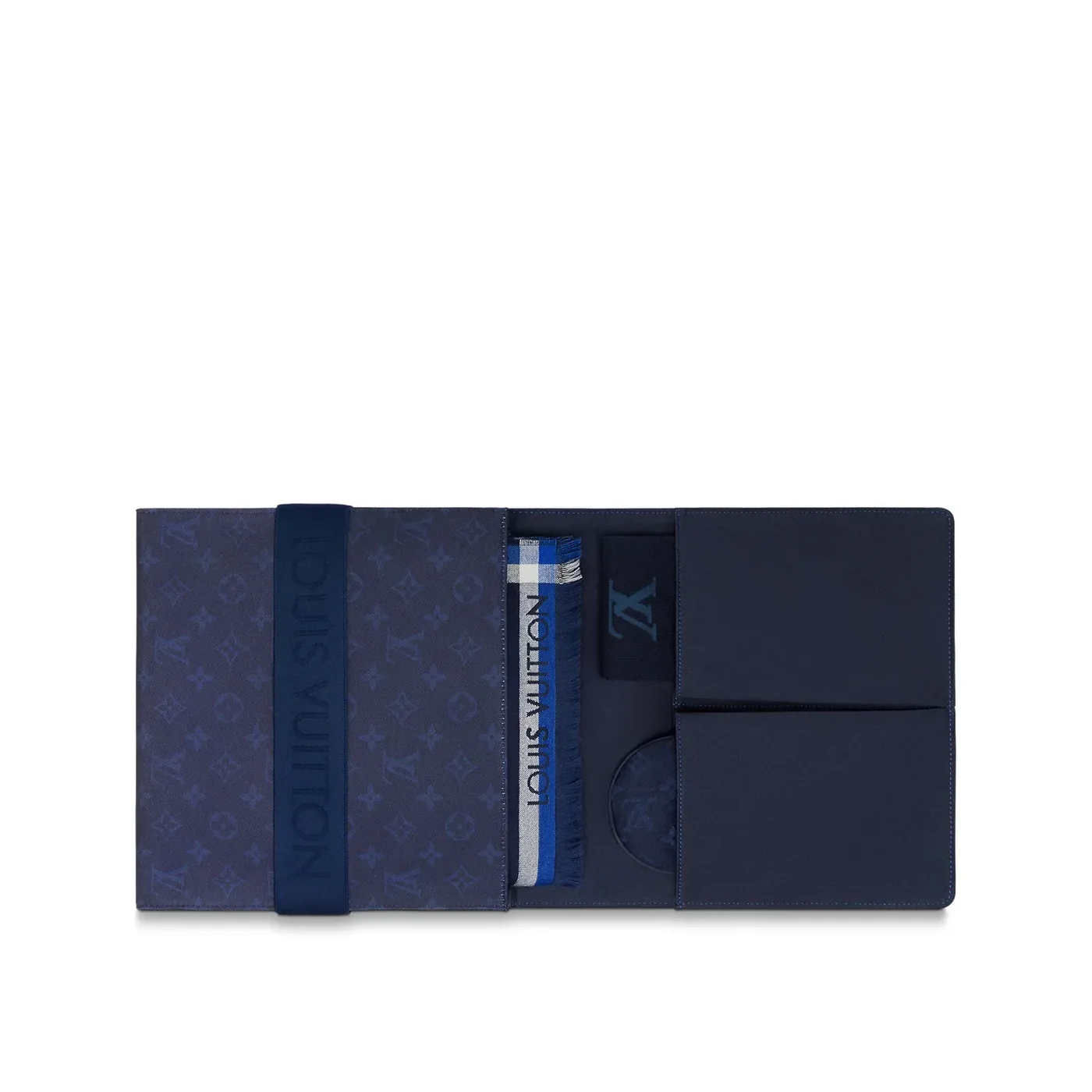 Louis Vuitton LV Travel Kit Bag Blue / Louis Vuitton LV Travel Kit Bag Blue /