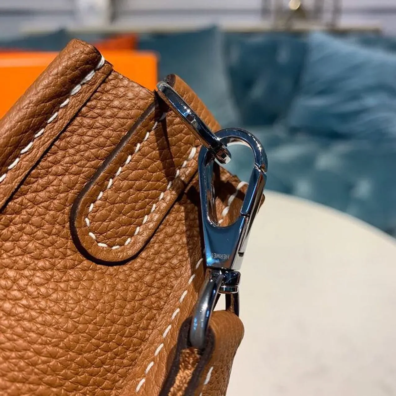 Hermes Mini Evelyne Brown / Hermes Mini Evelyne Brown /