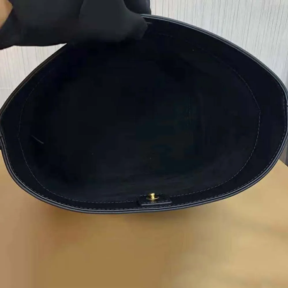 Celine Small Bucket Cuir Triomphe in Smooth Calfskin for Women in Black Celine Small Bucket Cuir Triomphe in Smooth Calfskin for Women in Black