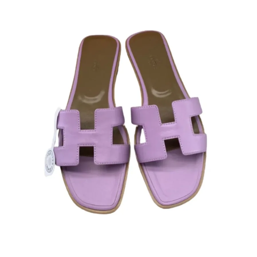Hermes Oran Sandal Purple