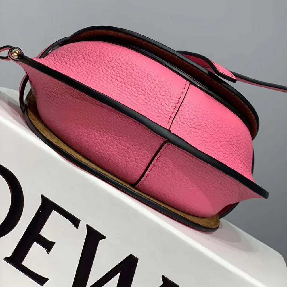 Loewe Gate Mini Bag Petroleum Soft Grained Calf for Women in Rose