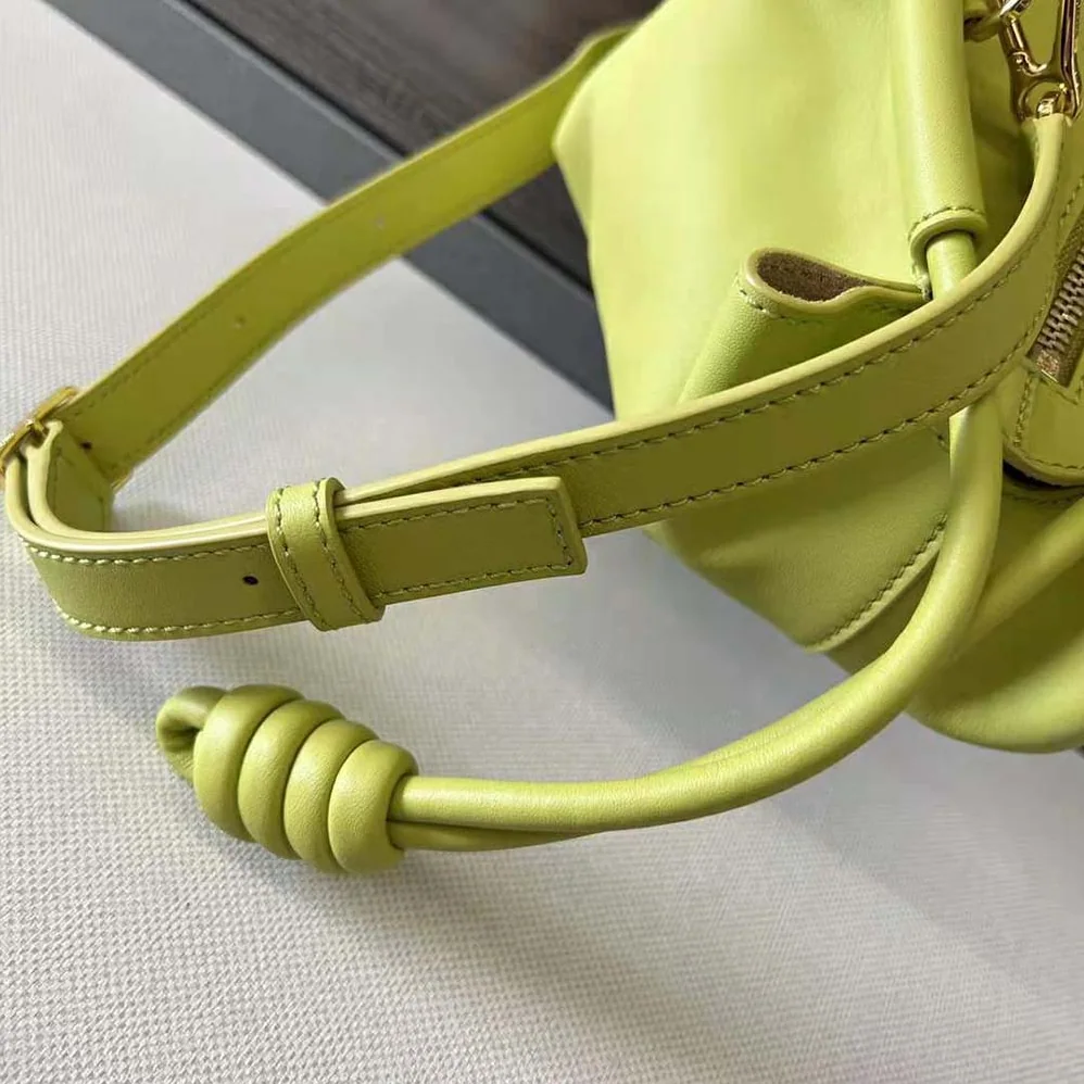Loewe Small Paseo Bag in Shiny Nappa Calfskin for Women in Yellow Loewe Small Paseo Bag in Shiny Nappa Calfskin for Women in Yellow