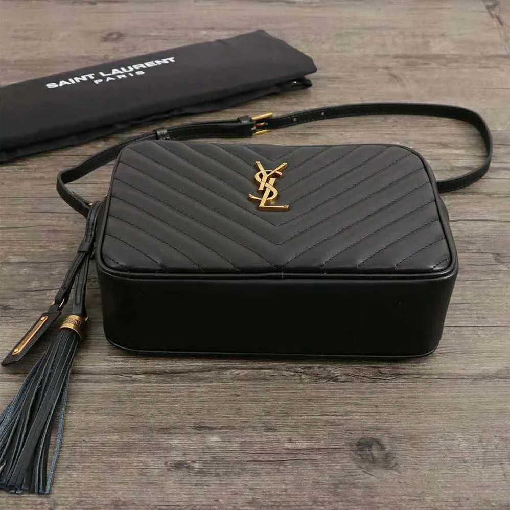 Saint Laurent YSL Lou Camera Bag Matelasse Leather for Women in Gold Saint Laurent YSL Lou Camera Bag Matelasse Leather for Women in Gold