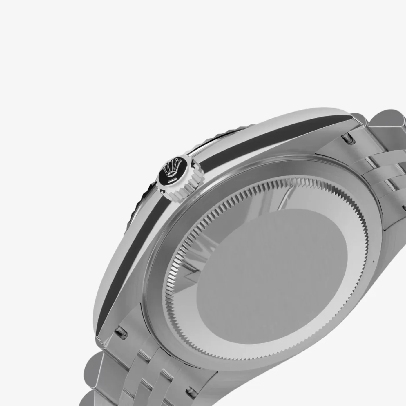 Rolex Sky Dweller Watch Silver Toned Bright Black Dial Rolex Sky Dweller Watch Silver Toned Bright Black Dial
