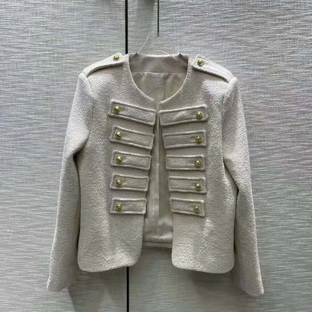 Celine Military Jacket in Tweed for Women
