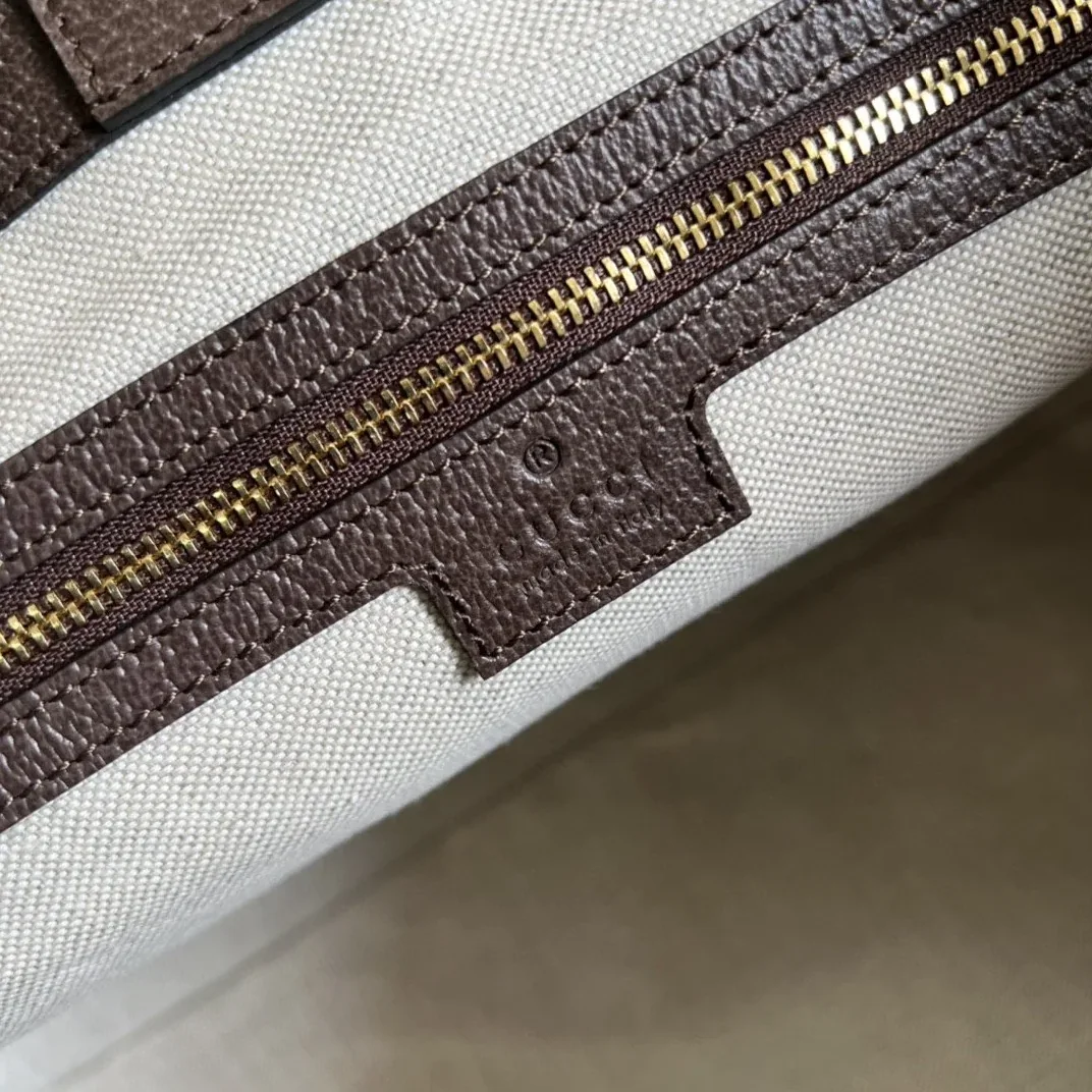 Gucci Ophidia Jumbo GG Medium Tote Bag in Camel/ Ebony Jumbo Canvas Gucci Ophidia Jumbo GG Medium Tote Bag in Camel/ Ebony Jumbo Canvas