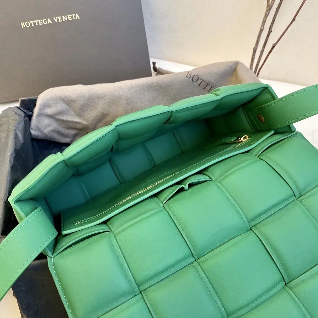 Bottega Veneta Padded Cassette Bag in In Green