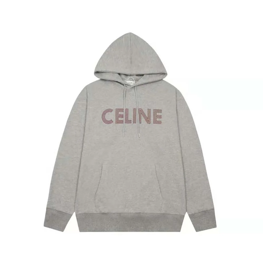 Celine Loose Hoodie in Cotton Fleece for Women