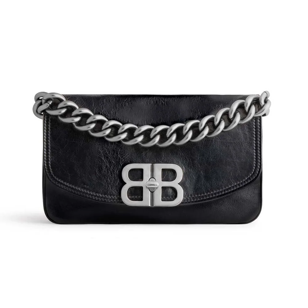 Balenciaga BB Soft Small Flap Bag in Black for Women Balenciaga BB Soft Small Flap Bag in Black for Women