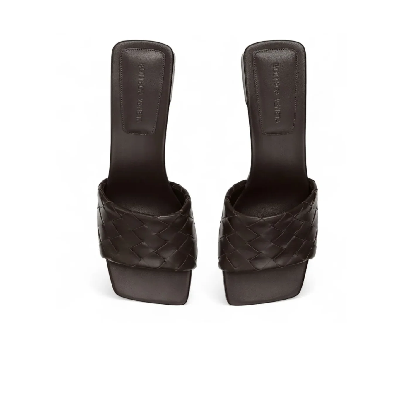 Bottega Veneta Parco Mule Mid Heel Fondant Bottega Veneta Parco Mule Mid Heel Fondant