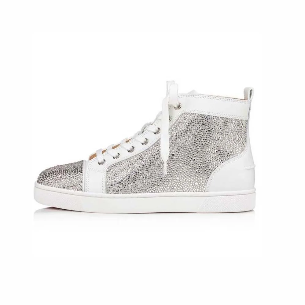 Christian Louboutin Louis Strass for Men in White