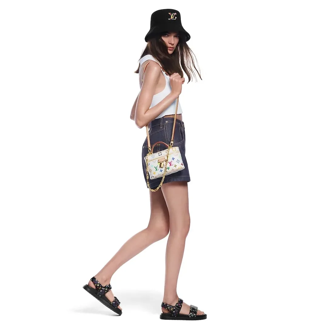 Louis Vuitton LV x TM LV Sunset Flat Comfort Sandal Black 1AGXF6 Louis Vuitton LV x TM LV Sunset Flat Comfort Sandal Black 1AGXF6