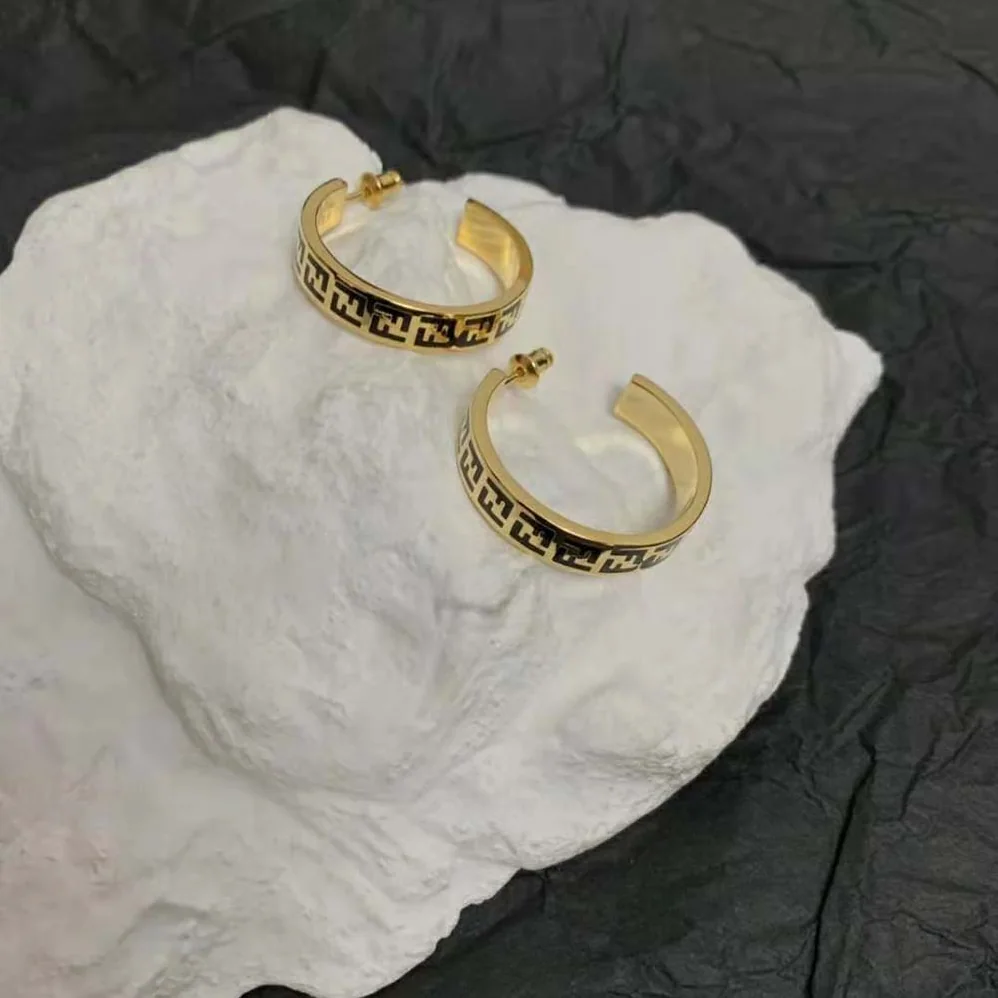 Fendi Forever Fendi Earrings Gold for Women in coloured