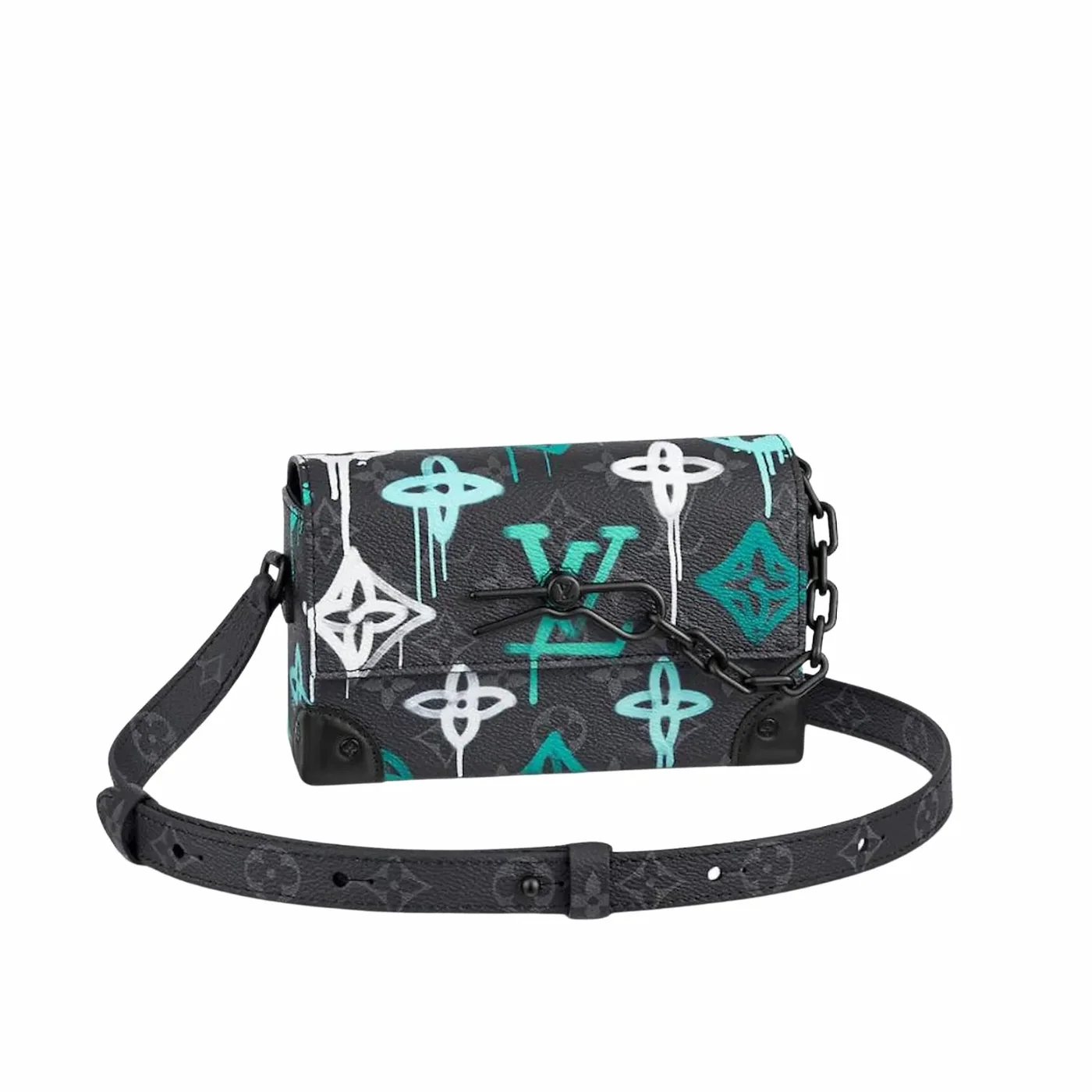 Louis Vuitton Steamer Wearable Wallet Black /
