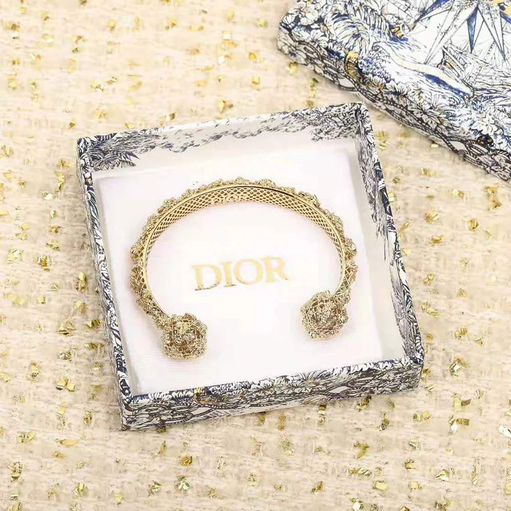 Dior Tribales Bangle Gold for Women in Finish Metal