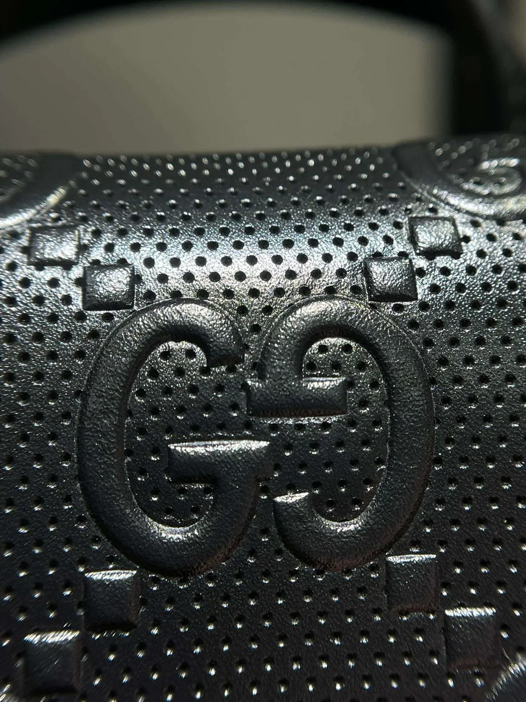 Gucci Embossed Backpack GG Black / Gucci Embossed Backpack GG Black /