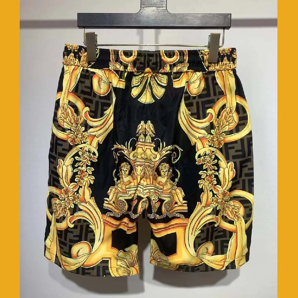 Fendi Swim Shorts Fendace Multicolor Nylon Shorts for Men Fendi Swim Shorts Fendace Multicolor Nylon Shorts for Men