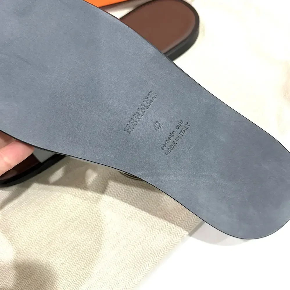 Hermes Izmir Sandal for Unisex in Light Blue Hermes Izmir Sandal for Unisex in Light Blue