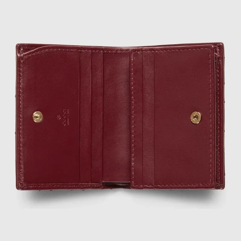 Gucci Marmont Small Wallet Rosso Ancora Red /