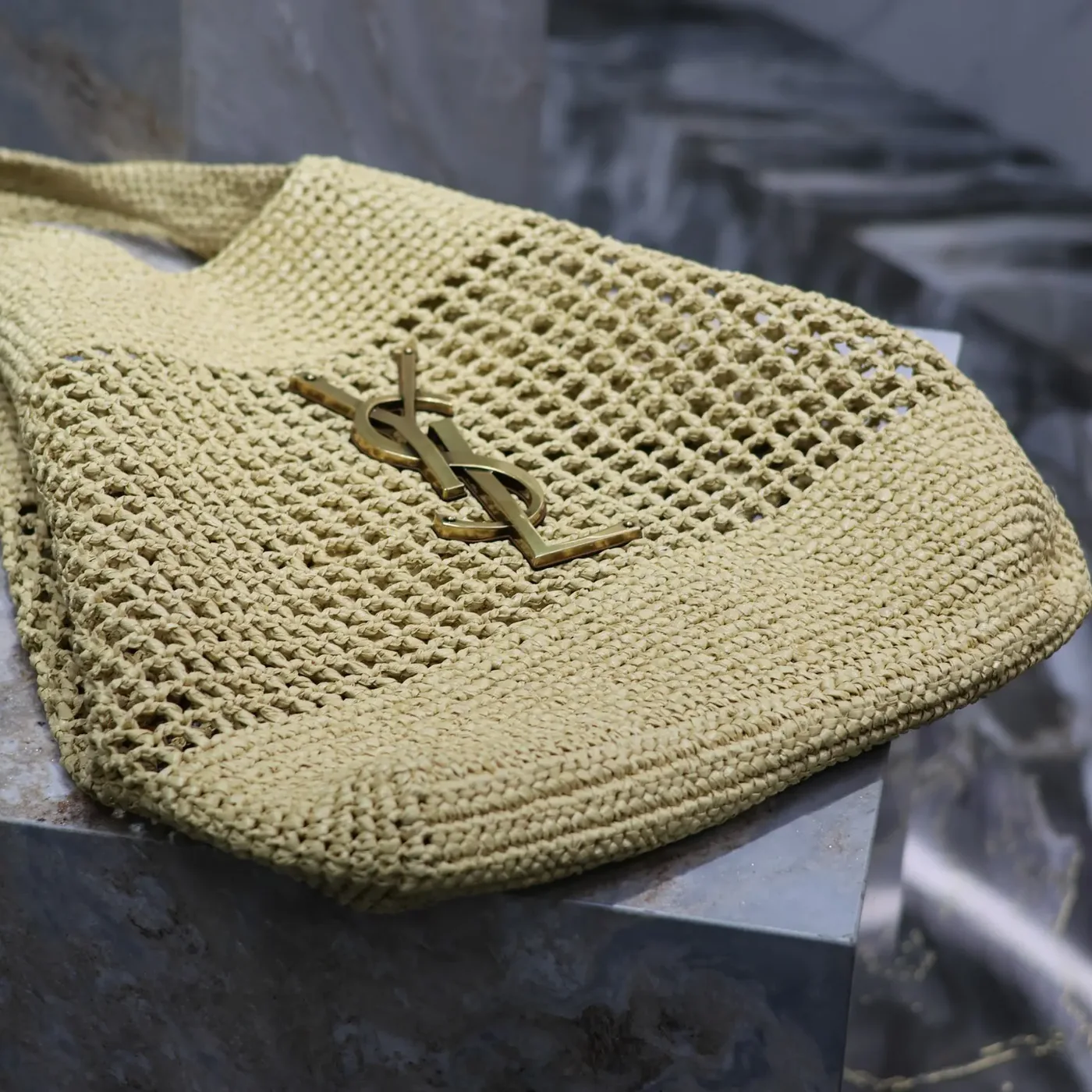 Saint Laurent YSL Icare in Raffia for Women Saint Laurent YSL Icare in Raffia for Women