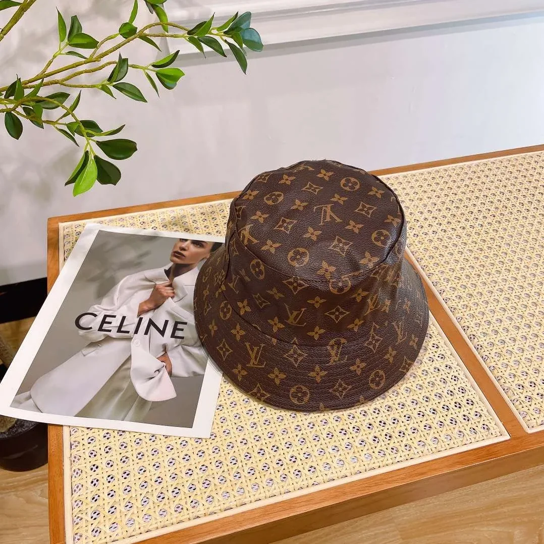 Louis Vuitton Monogram Bucket Hat Brown Louis Vuitton Monogram Bucket Hat Brown