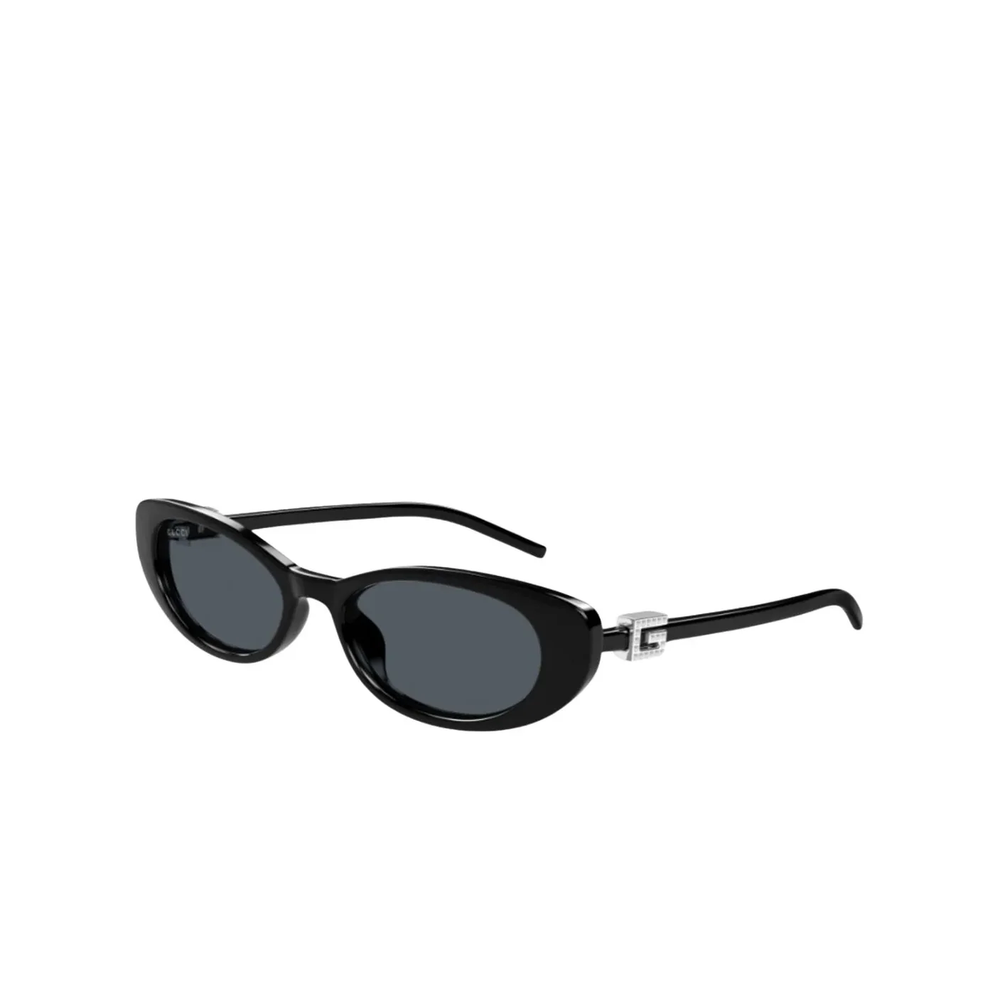 Gucci Cat Eyes Sunglasses Black With Interlocking GG Logo Gucci Cat Eyes Sunglasses Black With Interlocking GG Logo